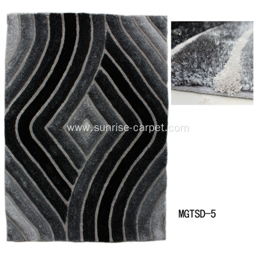 Elastic and Polyester 3D Carpet with Microfiber